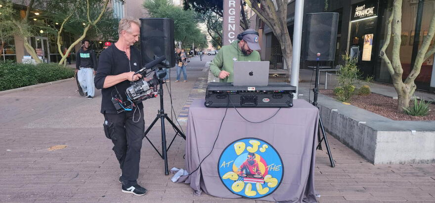 Local DJ's are hired by the non-profit organization to perform at polling sites. Officials with the organization say the events have increased voter turnout by nearly 3% in other cities.