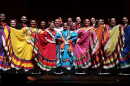 Guadalupe Dance Company, Belinda Menchaca at center in blue
