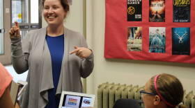 Frankfort Community Public Library Teen Services Librarian Maggie Pinnick.