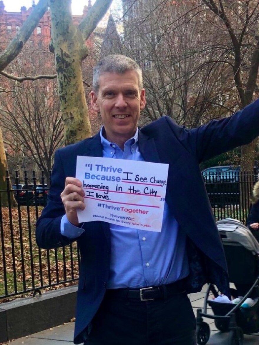 Dr. Gary Belkin in New York City as part of the ThriveNYC mental health initiative on November 29, 2018.