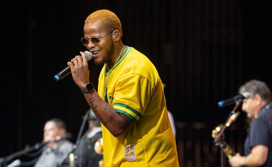 Tower of Power performing at the 2023 Saratoga Jazz Festival