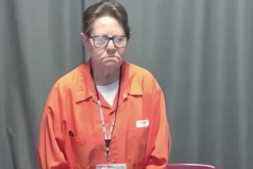 Verna Stafford, the last living perpetrator of the infamous Sirloin Stockade massacre, speaks to the Oklahoma Pardon and Parole Board Monday, August 10, 2026.