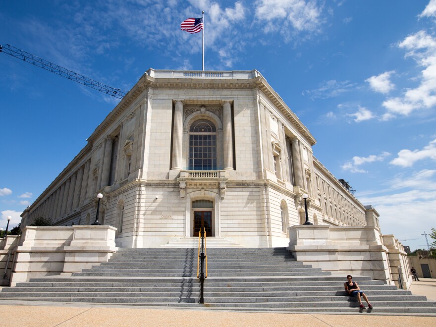 The Cannon House Office Building as seen in 2015. It was named for the former speaker in 1962.