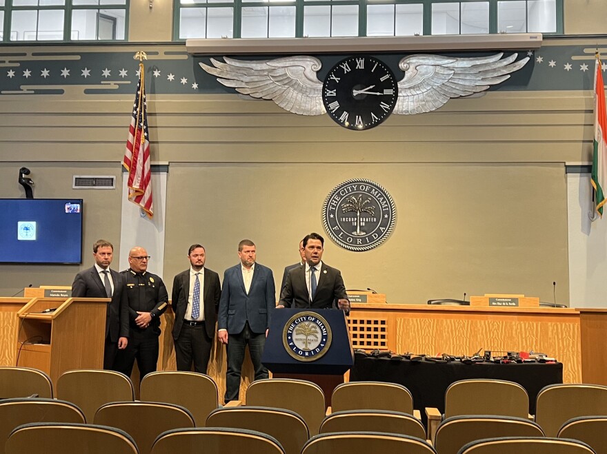  Miami City Commissioner Ken Russell spearheaded the “Guns 4 Ukraine” gun buyback program held in June.