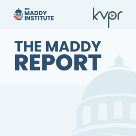 The Maddy Report icon with KVPR logo