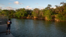 The Nueces River in Calallen on March 30, 2026.