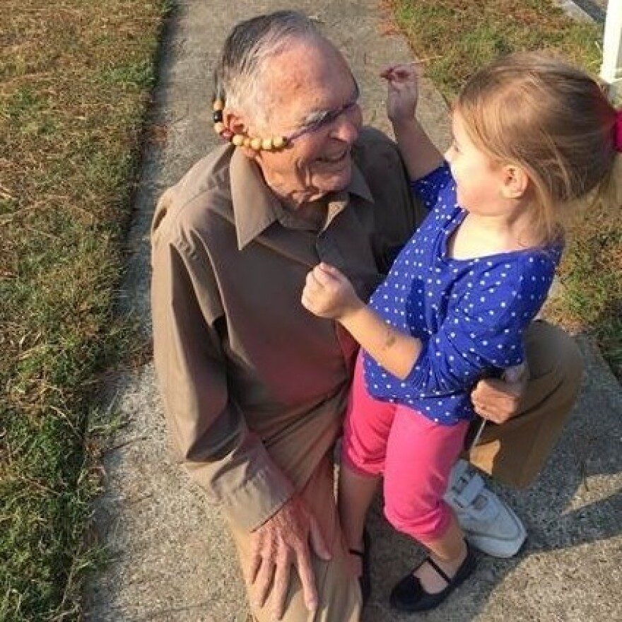 Norah Wood and her mom Tara visit Dan just about every week now.