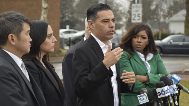 U.S. Rep. Robert Garcia (D-California) says he doesn't believe Ohio billionaire Leslie Wexner's testimony after he and other House Democrats on the Oversight and Government Reform Committee deposed Wexner in New Albany, Ohio on February 18, 2026 at the billionaire's mansion. Garcia was joined by U.S. Reps. David Min, Stephen Lynch, Jasmine Crockett, Yassamin Ansari and Dave Min, but no Republicans.
