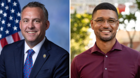 From left, U.S. Rep. Adam Gray and Stockton Mayor Kevin Lincoln. Photos via the U.S. House of Representatives and Lincoln's campaign website.
