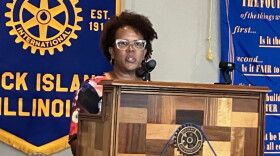 Rock Island-Milan Schools Superintendent Dr. Sharon Williams gives her annual "State of the Schools" address Tuesday, Sept. 8 at the QC Botanical Center, Rock Island.
