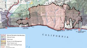 U.S. Forest Service map of Alisal Fire as of 10/19.