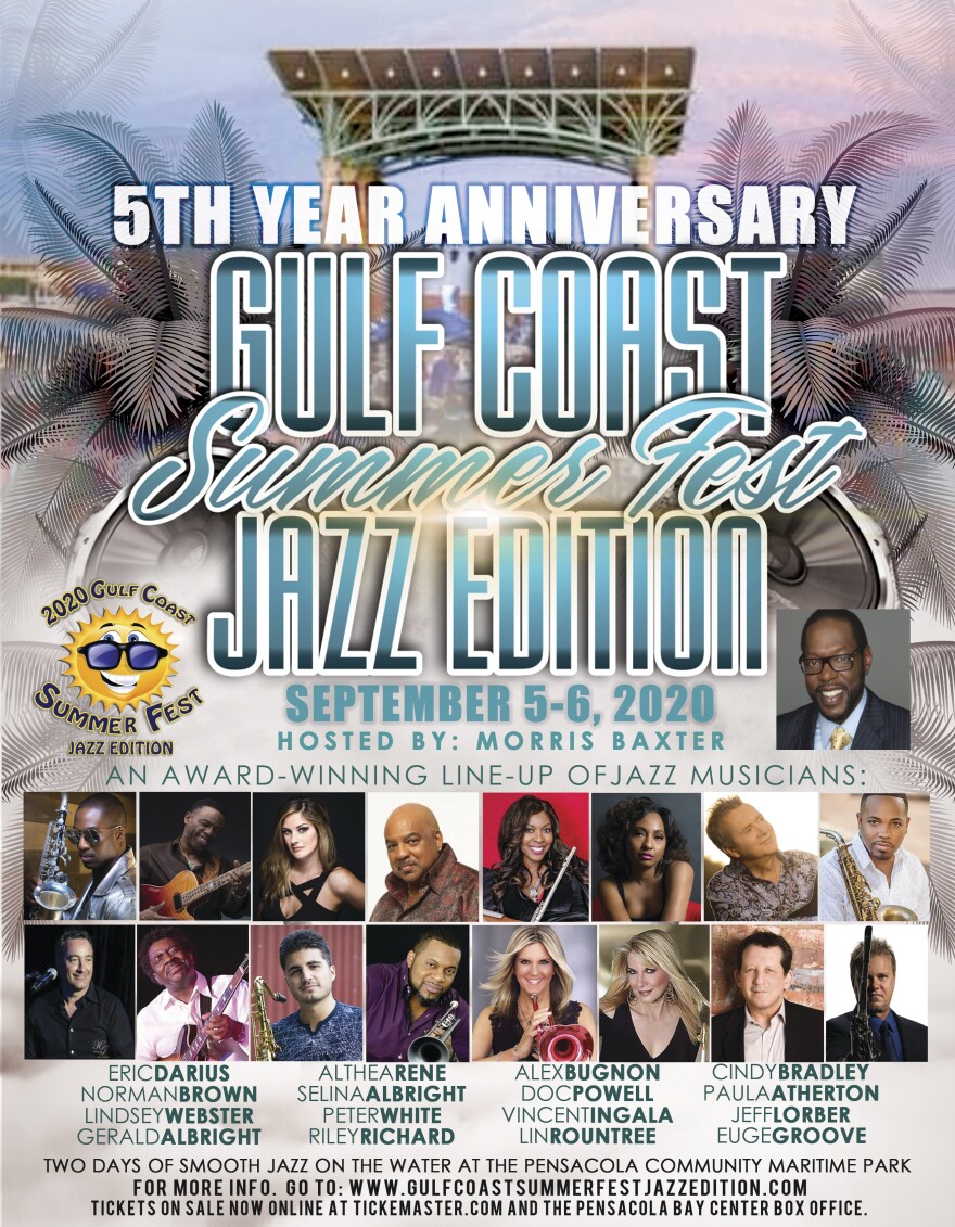 Gulf Coast Summer Fest Jazz Edition Is Happening September 56 In Pensacola