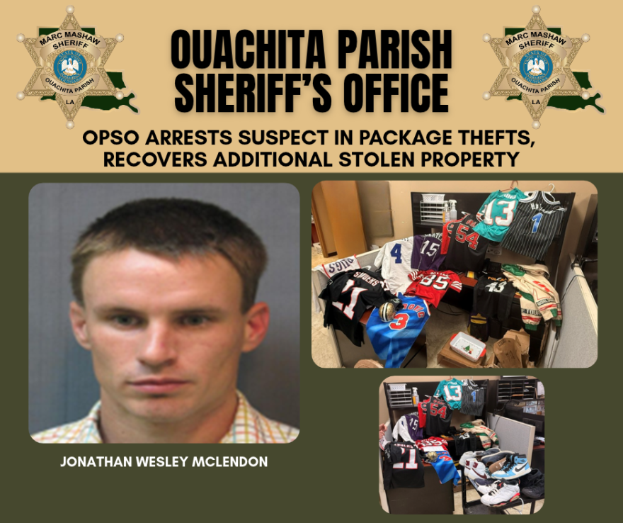 Jonathan Wesley McLendon suspect arrest photo