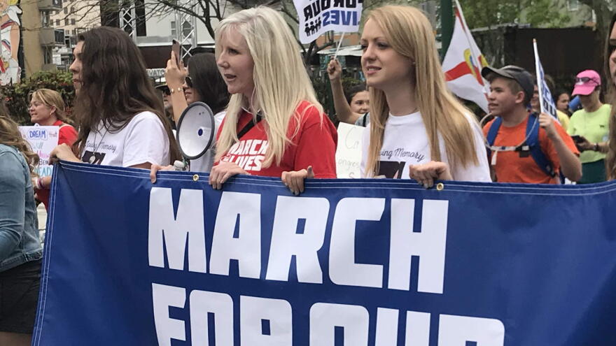 March For Our Lives demonstrators