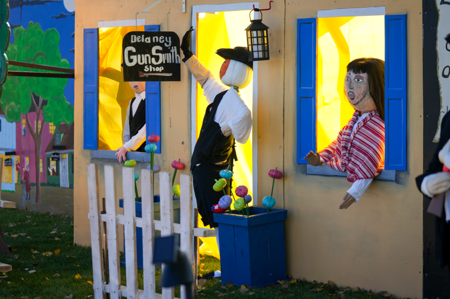 A scene at the annual Pumpkin Walk in North Logan on Thursday, Oct. 15, 2026.