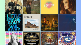 Fresh Tracks Friday album cover collage