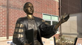 Johnson County will dedicate the commemorative Dr. Lulu Merle Johnson Plaza, featuring a bronze sculpture of Johnson and six panels that will tell her story and the history of Black Iowans, in Iowa City on Aug. 29.