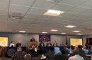 Liberty Junction officials meet with local trade unions ahead of the construction of the Springfield Courthouse.