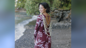 Student musician Keira Ida Ayu.