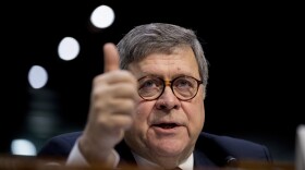 Then attorney general nominee William Barr testifies during a Senate Judiciary Committee hearing on Capitol Hill in January. Despite the House's vote on Thursday, the decision about how much of special counsel Robert Mueller's report on Russian interference in the 2016 presidential election becomes public still rests in Barr's hands.