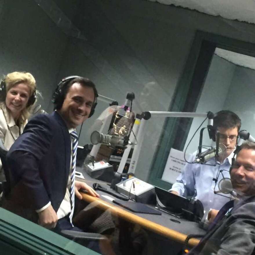 From left to right: Dana Bledsoe of Nemours Children's Hospital, Daryl Tol of Florida Hospital, Matthew Peddie of Intersection and David Strong of Orlando Health. (Courtesy Samantha O'Lenick)