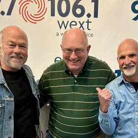 Joel Brown, Chris Wienk & Dave Maswick at WEXT Radio