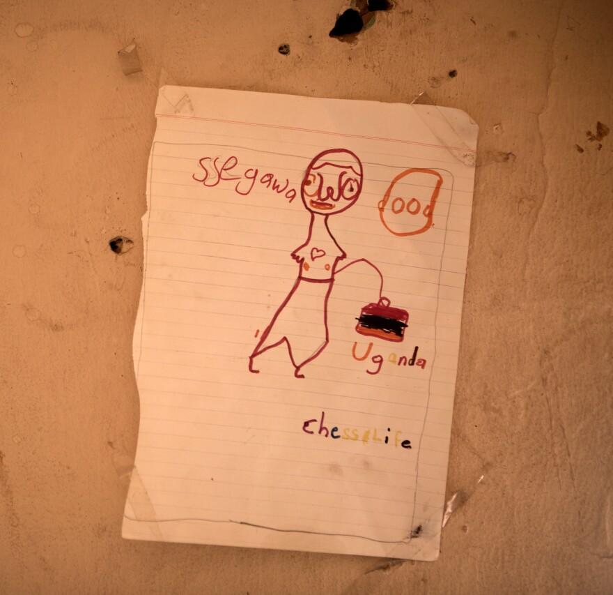 "Chess Life," is a drawing by one of the children of the Chess Academy.