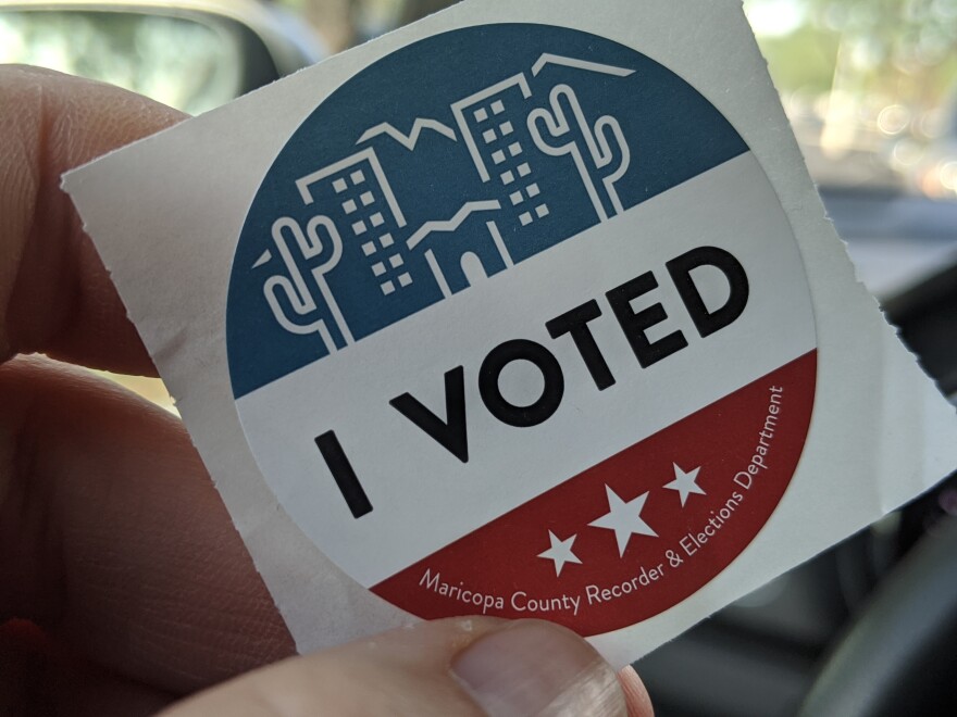 Voting sticker