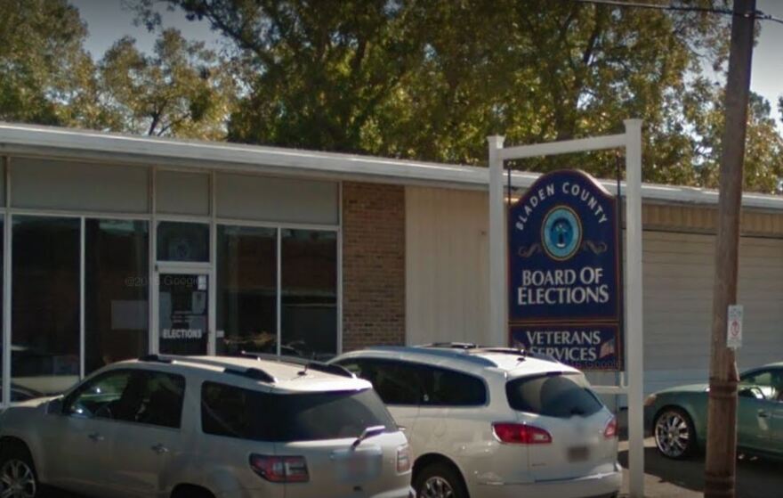 Bladen County's board of elections in Elizabethtown. 