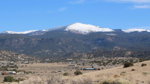 The western slope of Mount Taylor, pictured on Nov. 25, 2025.