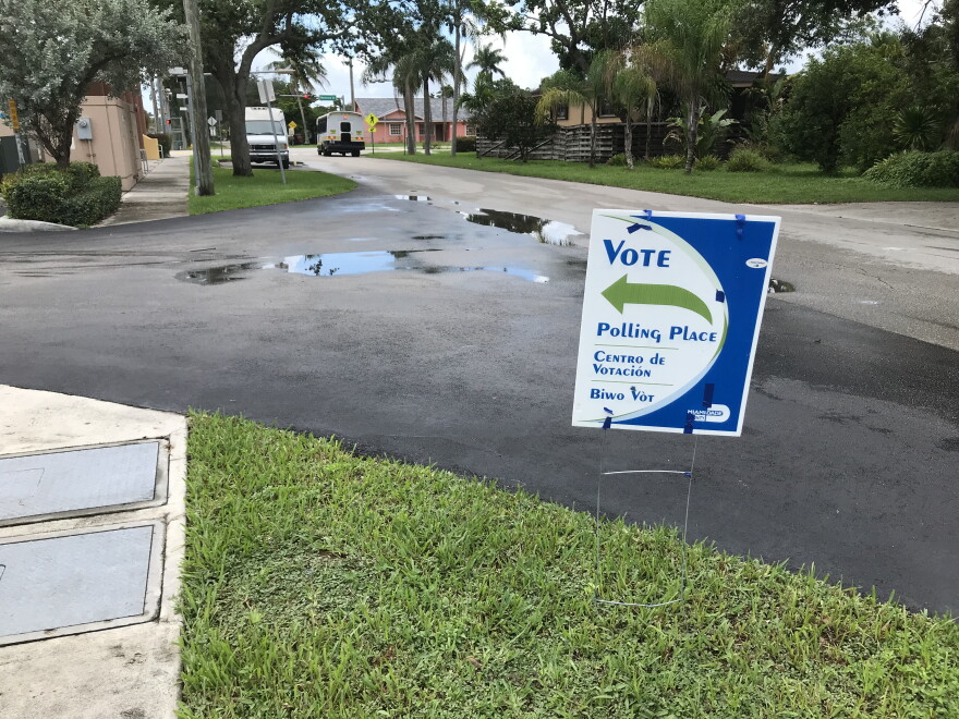 There were no lines outside precinct 344 in Miami Springs. 