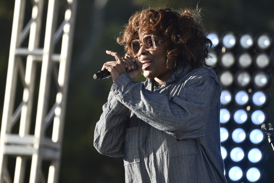 Macy Gray performs during Rock 'N' Relief on Saturday, March, 6, 2021, in Los Angeles.