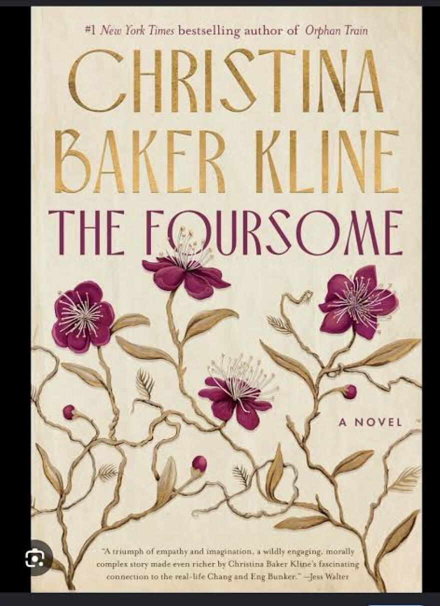 Number 1 New York Times bestselling author of Orphan Train.  Christina Kline. The Foursome. A Novel. "A Triumph of empathy and imagination, a wildly engaging, morally complex story made even richer by Christina Baker Kline's fascinating connection to the real-life Chang and Eng Bunker." - Jess Walter.
