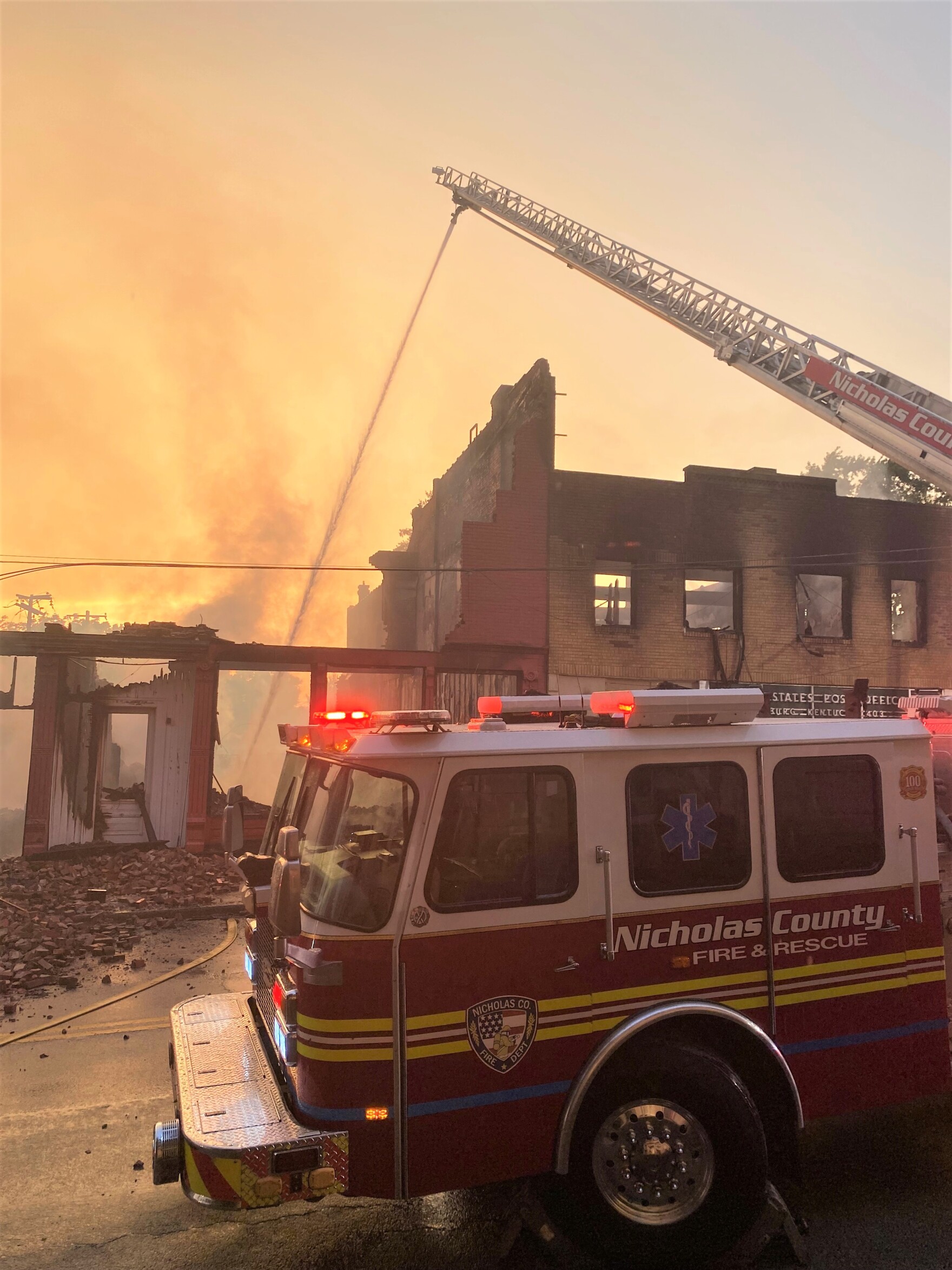 Fire in Millersburg destroys post office and downtown buildings WEKU