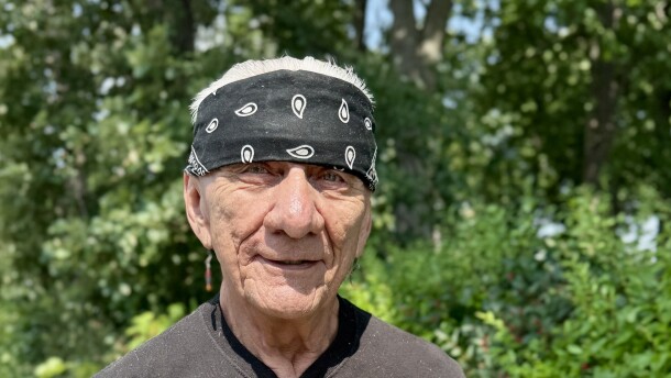 Dewey Schanandore, a Wisconsin residential school survivor.