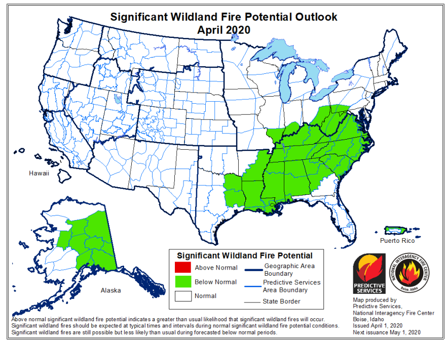 This graph shows the significant wildfire potential across Motana. 