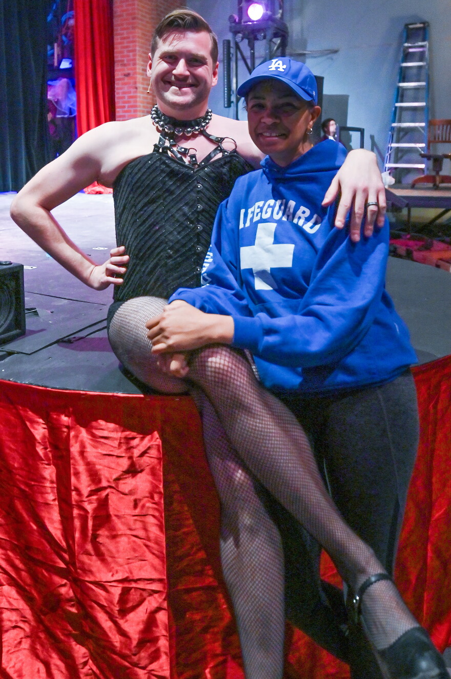 Married couple Mike and Eyanna Wawrzynek are this year's Frank-N-Furter and show director duo at The Little Theatre of Wilkes-Barre.