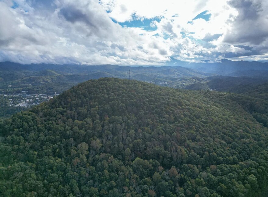 Howard's Knob with Boone in the background