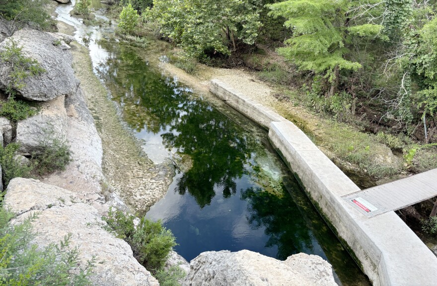 Jacob's Well full of water after years of low levels