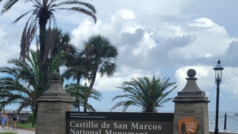 Built from coquina and completed in 1695, Castillo de San Marcos protected the city of St. Augustine for more than two centuries, until its deactivation in the early 1900s. During a recent visit, WUWF's Sandra Averhart toured the structure, which is the oldest masonry fort and best-preserved 17th-century Spanish colonial stone fort in North America.