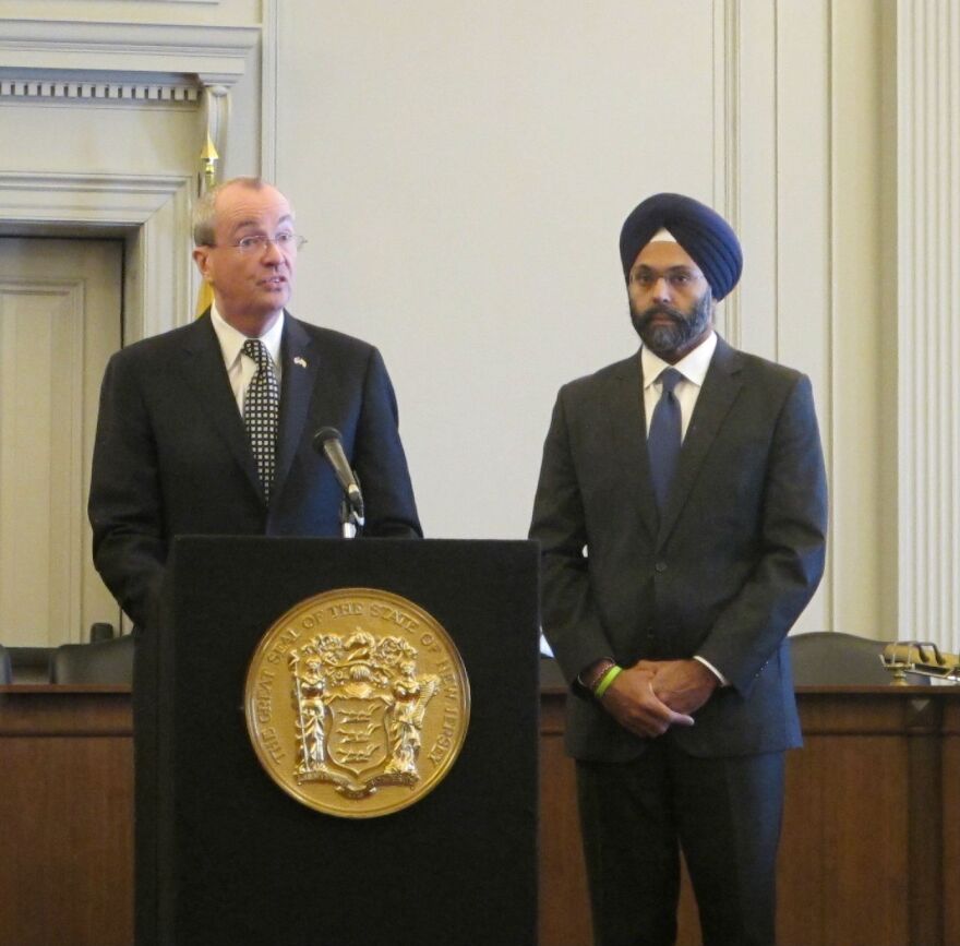 Governor Phil Murphy and Attorney General Gurbir Grewal