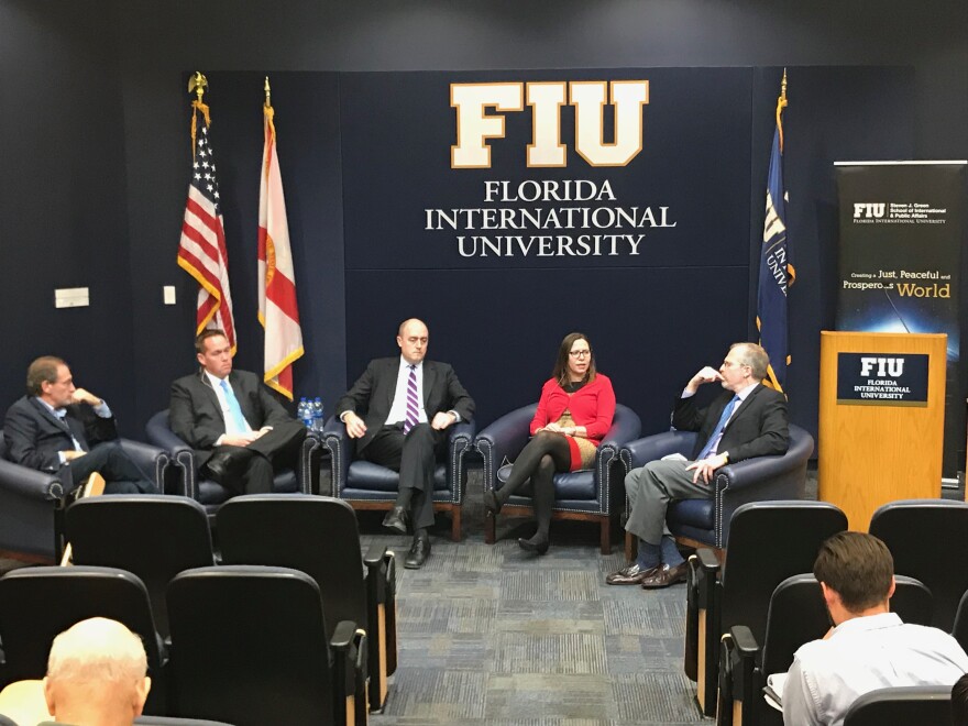 Fellows at the nonpartisan public policy think tank the German Marshall Fund spoke at Florida International University on Thursday about Russia's misinformation operations.