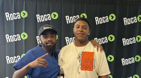 From left: Miayon Medley and DeAndre Chase are Roca participants. Both credit the organization for helping them get jobs, their drivers licenses and returning to school. Photo by Wambui Kamau/WYPR.