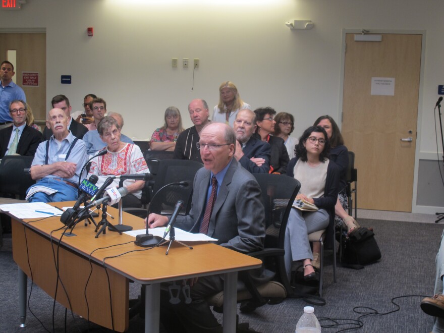 Professor Anthony Broccoli testifies at legislative hearing in Lavallette