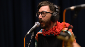 King of the Demons performing live in WNIJ's Studio A