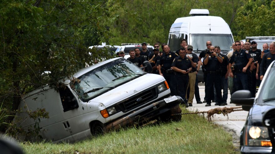 The Saldivar family crashed their van into Greens Bayou as they tried to flee Hurricane Harvey during heavy flooding in Houston on Aug. 30. The death toll from Harvey is much lower than from Hurricane Katrina.