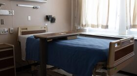 An empty hospital bed is seen at the now-closed Pauls Valley Regional Medical Center in October 2018. Supporters of Medicaid expansion say it will help improve the financial viability of many struggling rural hospitals in the state.