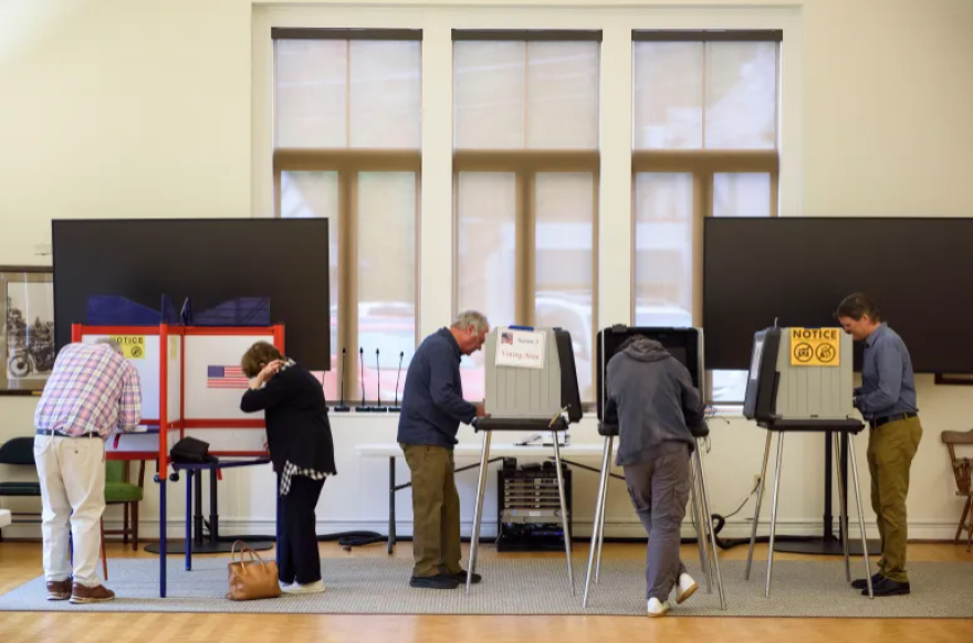 Voters cast ballots during the 2024 general election in Asheville. Melissa Sue Gerrits/Getty Images Credit: Melissa Sue Gerrits/Getty Images