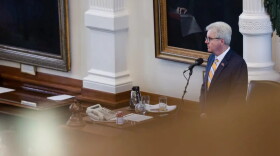  Lt. Gov. Dan Patrick presides over on the Senate floor during the first day of the second special session at the state Capitol in Austin on June 28, 2023.