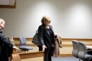 N.H. Supreme Court Justice Hantz Marconi enters the courtroom Monday.